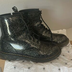Like New Dr. Martens Cosmic Glitter Boots; size 6